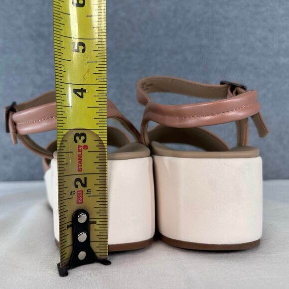 ABEO Woman’s sz 11 Devyn Platform Sandal Rose Gold Leather Strappy Sandal Ortho - Picture 5 of 10